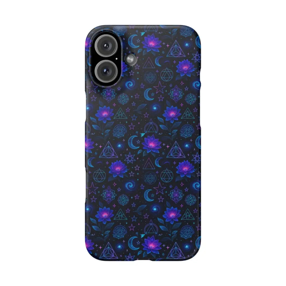Celestial Floral Phone Cases | Night Sky Bohemian Unique Design Gift for Her Festival Style Custom Mobile Cover