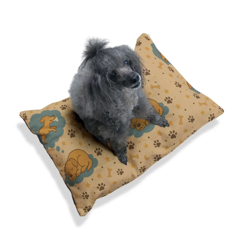 Cozy Pet Bed for Dogs Soft Dog Cushion Stylish Pet Pillow Funny Pet Gift Comfortable Dog Bed for Home - Pets
